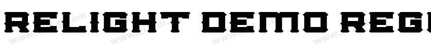 Relight Demo Regula字体转换